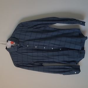 Ledbury Long Sleeve Button Down Slim Fit 15.5" Neck